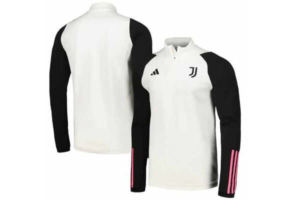 adidas Juventus 2023 - 24 Tiro Training Top - White/Black/Pink