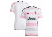 adidas Juventus Womens 2023-24 Away Jersey - White/Pink