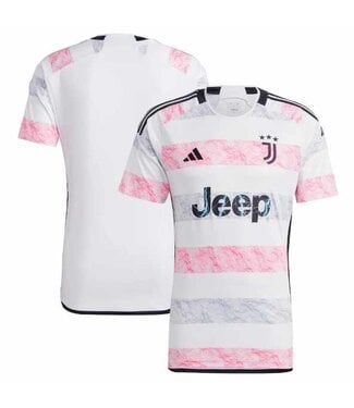 adidas adidas Juventus Womens 2023-24 Away Jersey - White/Pink