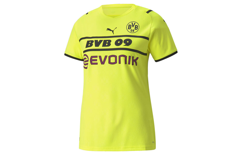 Puma BVB Borussia Dortmund 2021 -22 Womens Third Jersey - Yellow/Black