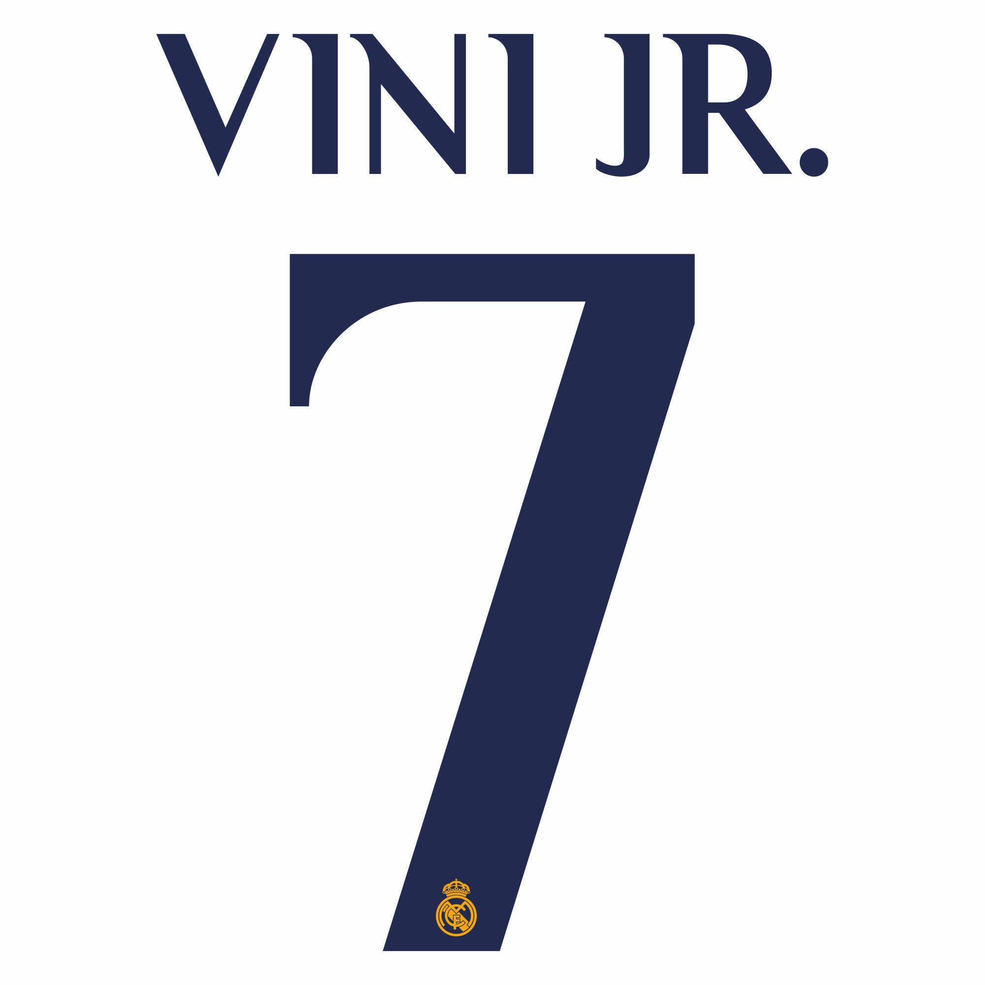 Real Madrid 2023-24 Vini Jr. Home Jersey - L