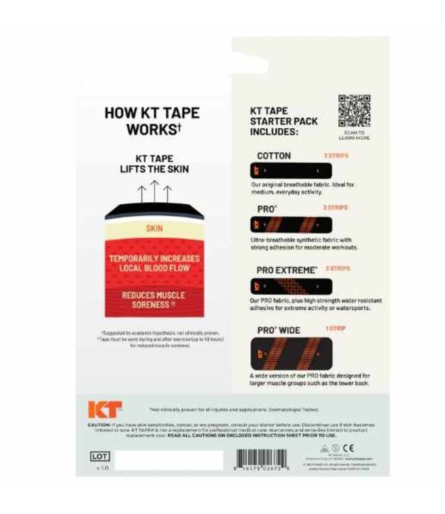KT Tape KT Tape Starter Pack - Jet Black
