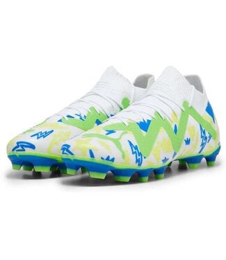 Puma Puma Jr Future NJR Match FG/AG Instituto Pack- White/Racing Blue/Lemon Meringue/Parakeet Green
