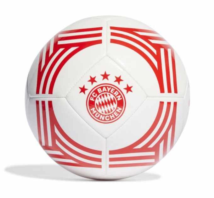 adidas Bayern Munich 2023 - 2024 Club Soccer Ball - White/Red