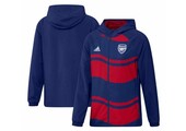 adidas Arsenal 2023 - 24 Graphic Raglan FullZip Windbreaker Jacket - Obsidian/Red
