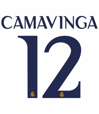 Uni-Sport Camavinga # 12 Real Madrid 23/24 Home  Nameset