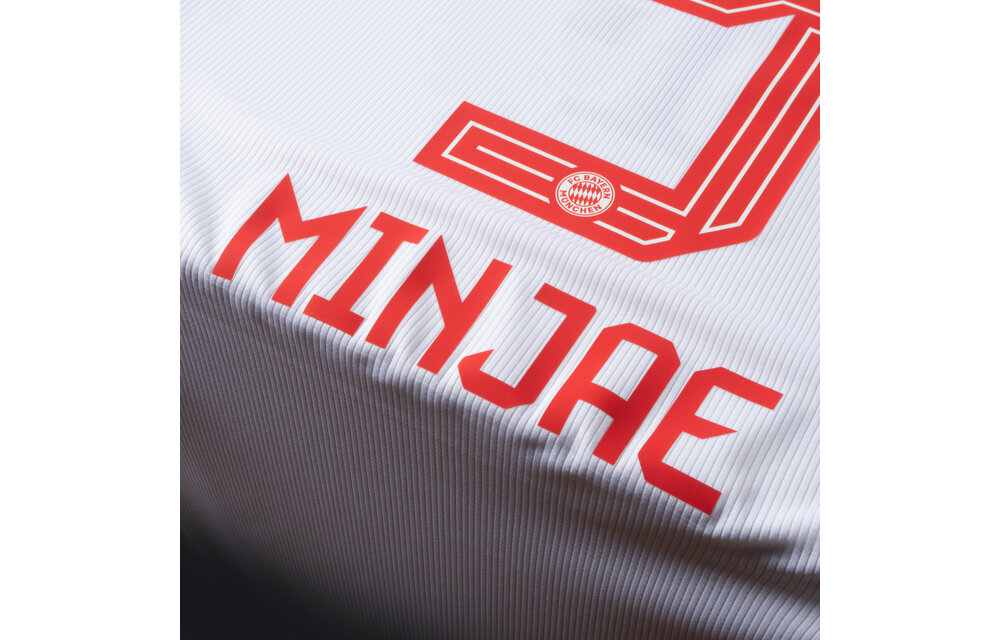 Min Jae # 3 Bayern Munich 23/24 Home Nameset / Red