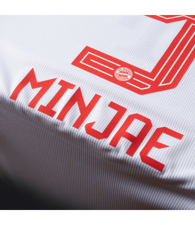 Uni-Sport Min Jae # 3 Bayern Munich 23/24 Home Nameset / Red