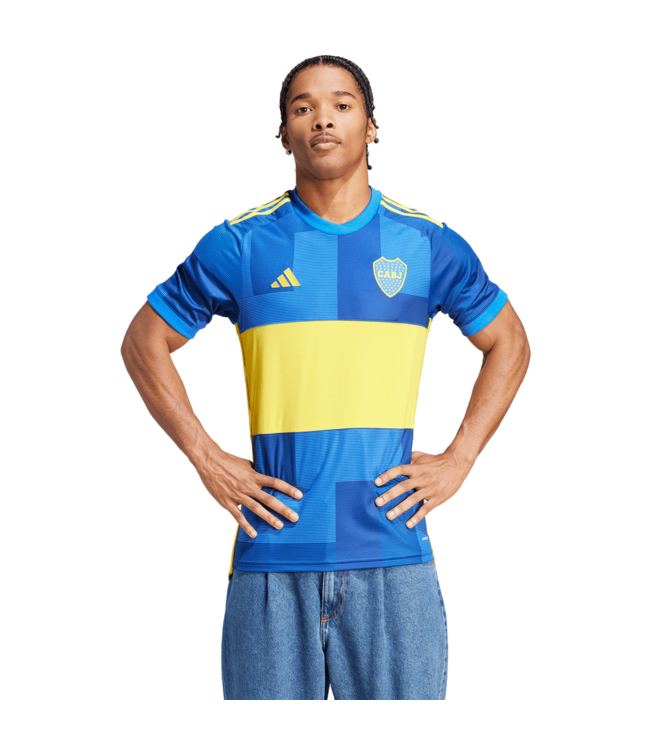 adidas adidas Boca Juniors 2023-2024 Home Jersey - Blue/Eqt Yellow