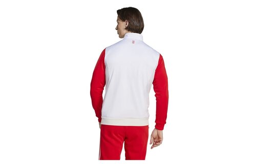 adidas Bayern Munich 23 /24 DNA Full Zip Track Top- White/Red