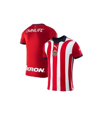 Puma Puma Chivas 2023 - 2024 Youth  Home Jersey - Red/White/Royal