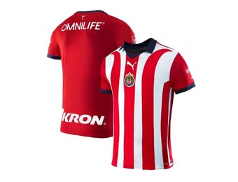 Puma Chivas 2023 - 2024 Youth  Home Jersey - Red/White/Royal