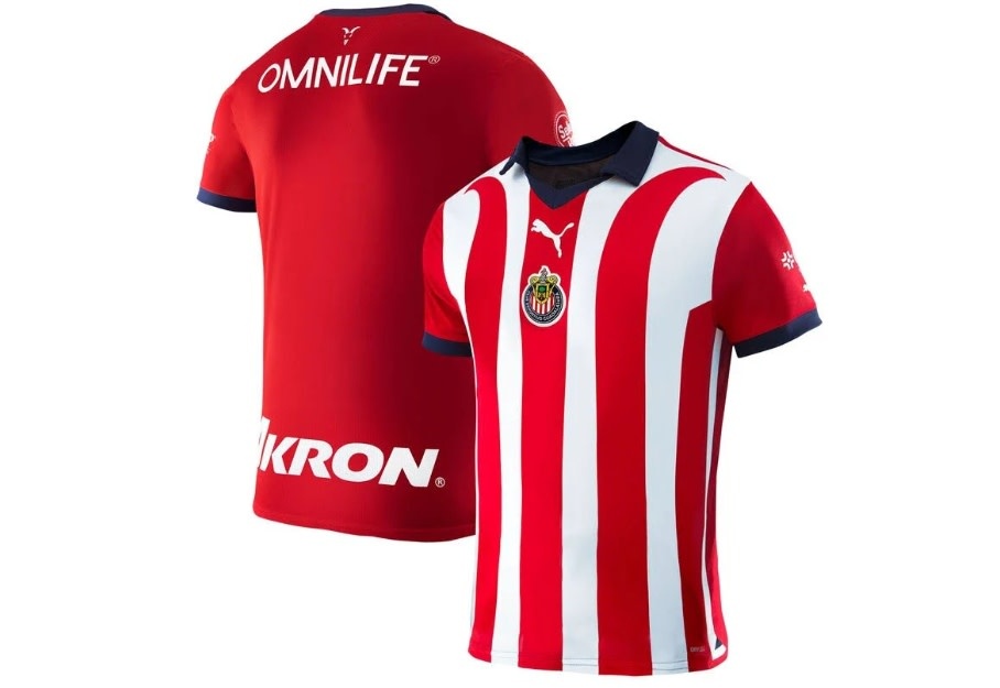 Puma Chivas 2023 - 2024 Youth  Home Jersey - Red/White/Royal