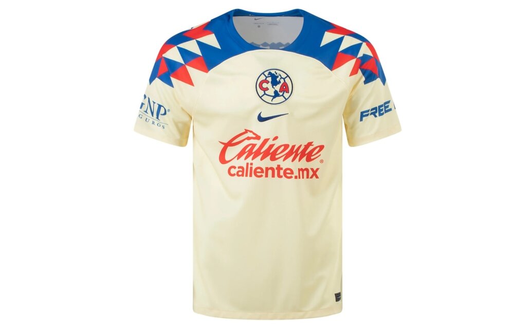 Nike 2023 - 24 Club America Home Jersey - Lemon Chiffon/Blue Jay