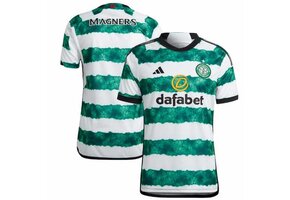 adidas Celtic 2023 - 24 Home Jersey - White/Team Green