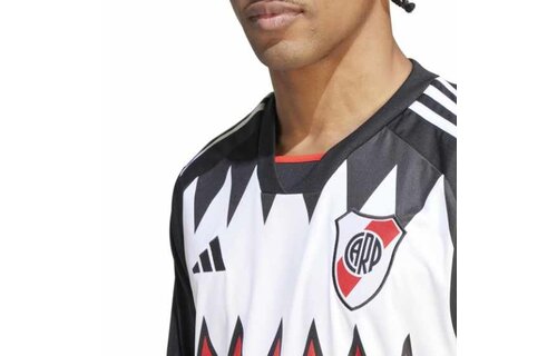 adidas River Plate 2023-2024 Away Jersey - Red/White/Black