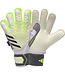 adidas adidas Predator Match Fingersave Goalkeeper Gloves - White/Lucid Lemon/Black