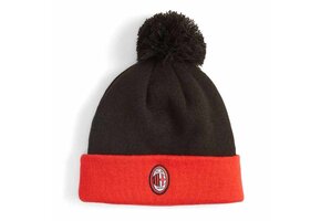 Puma AC Milan 2023 / 24 Pompom Beanie - Black/Red