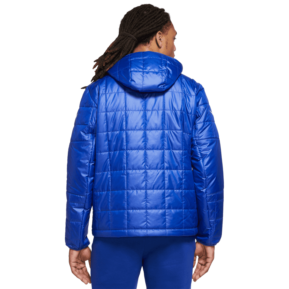 Nike USA United States 2023 Fleece Lined Hooded Jacket - Bright Blue/Speed Red/White