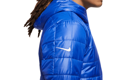 Nike USA United States 2023 Fleece Lined Hooded Jacket - Bright Blue/Speed Red/White