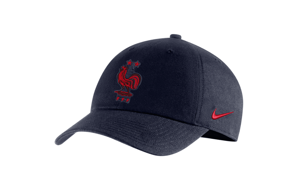 Nike France WC World Cup 2022 Campus Cap / Hat - Obsidian/Red
