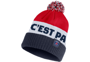 Nike PSG Paris Saint Germain 2023 - 2024 Striped Stadium PomPom Woolie Beanie