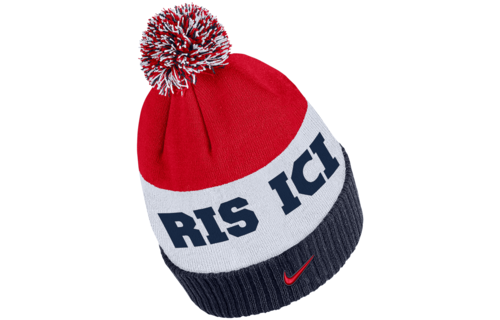 Nike PSG Paris Saint Germain 2023 - 2024 Striped Stadium PomPom Woolie Beanie