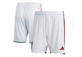 adidas Mexico WC World Cup 2022 Home Shorts - White/Red/Vivid Green