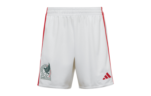 adidas Mexico WC World Cup 2022 Home Shorts - White/Red/Vivid Green