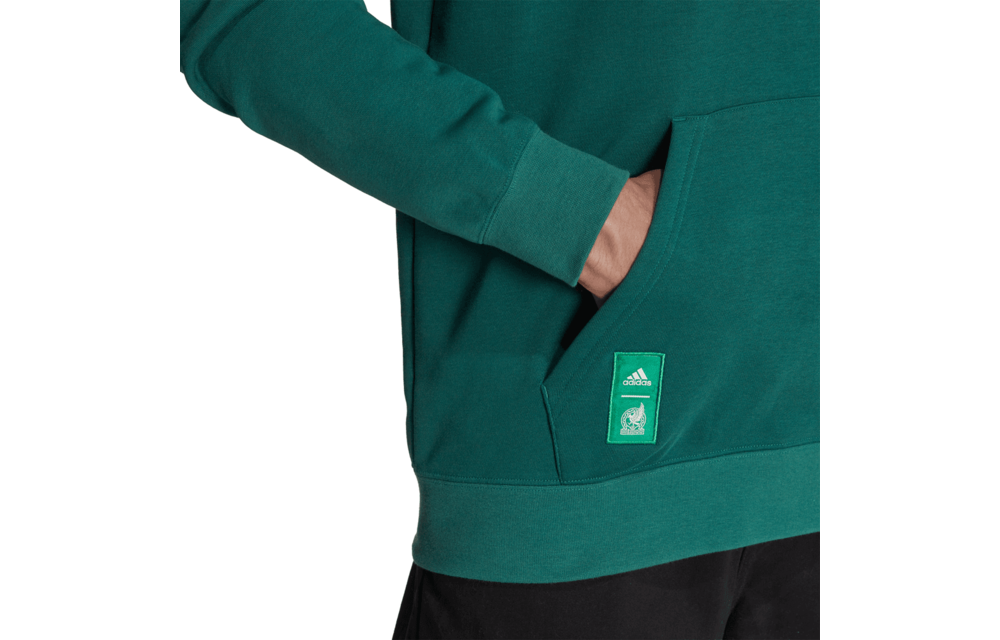 adidas Mexico WC World Cup 2022 DNA Graphic Hoodie- Vivid Green/Red