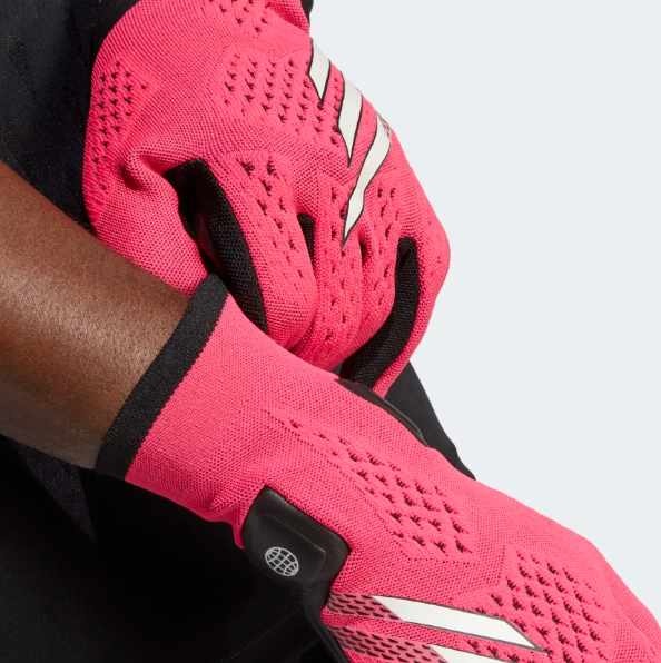 adidas X Speedportal PRO Soccer Gloves -Shock Pink/Zero Metalic/Black