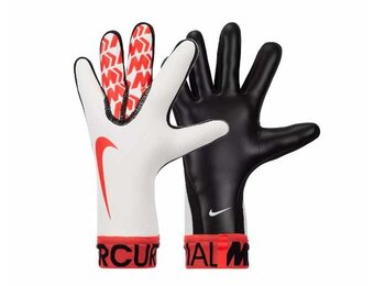 Nike GK Mercurial Touch Victory 2023 Goalie Gloves - White/Black/Bright Crimson