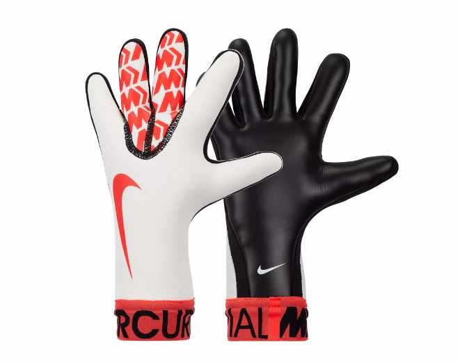 Nike GK Mercurial Touch Victory 2023 Goalie Gloves - White/Black/Bright Crimson