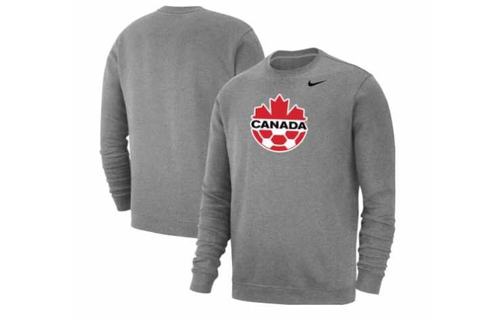 Nike Canada WC World Cup 2022 Fleece Crew Sweatshirt - Grey