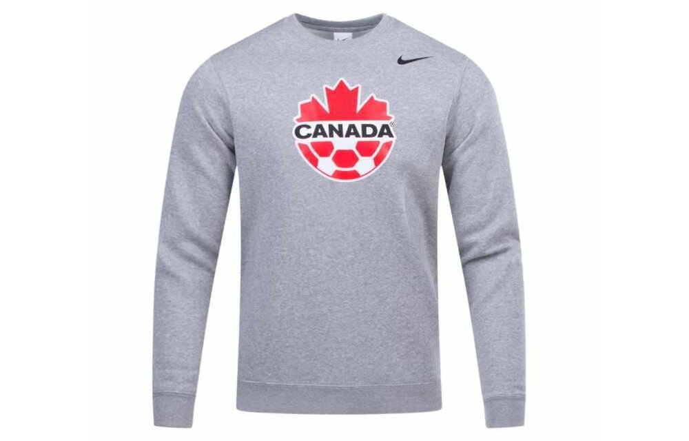 Nike Canada WC World Cup 2022 Fleece Crew Sweatshirt - Grey
