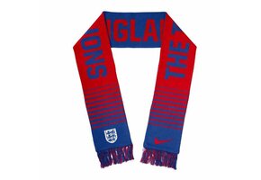 Nike England WC World Cup 2022 Verbiage Scarf - Royal Blue/Red