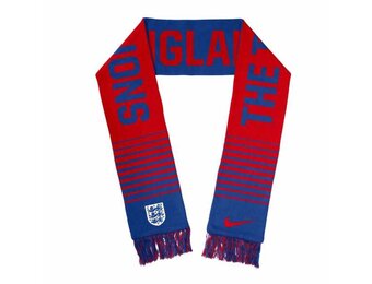 Nike England WC World Cup 2022 Verbiage Scarf - Royal Blue/Red