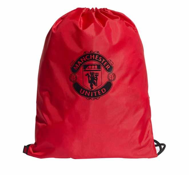 adidas Manchester United Gym Sack Clinch Bag - Red/Black