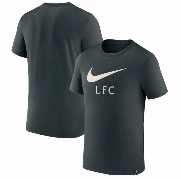 Nike Liverpool 2022-23 Swoosh Club Tee Shirt - Green