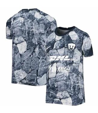 Nike Nike Youth 2022 -2023 Pumas UNAM DriFit Prematch Training Jersey - Obsidian/White