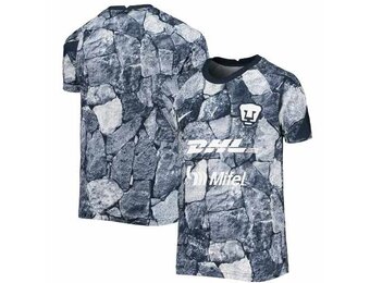 Nike Youth 2022 -2023 Pumas UNAM DriFit Prematch Training Jersey - Obsidian/White