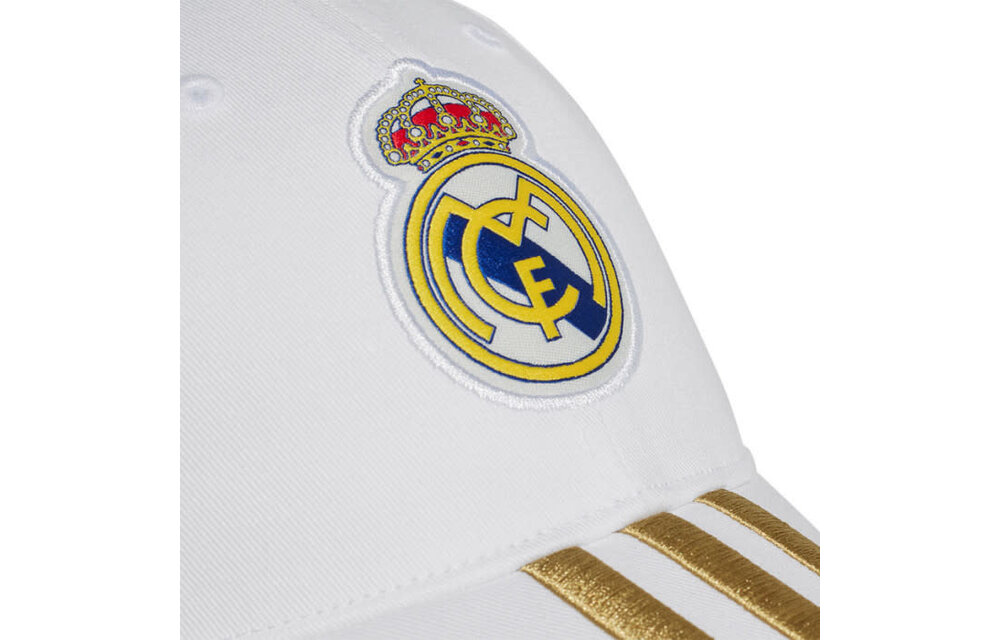 adidas Real Madrid C-40 Cap Hat - White/Gold