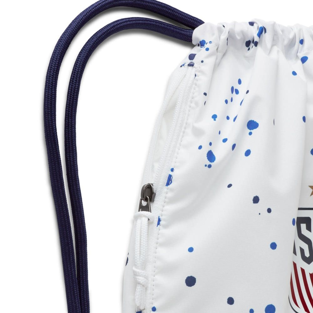 Nike United States USWNT USA WC 2023 Gym Sack Clinch Bag - White