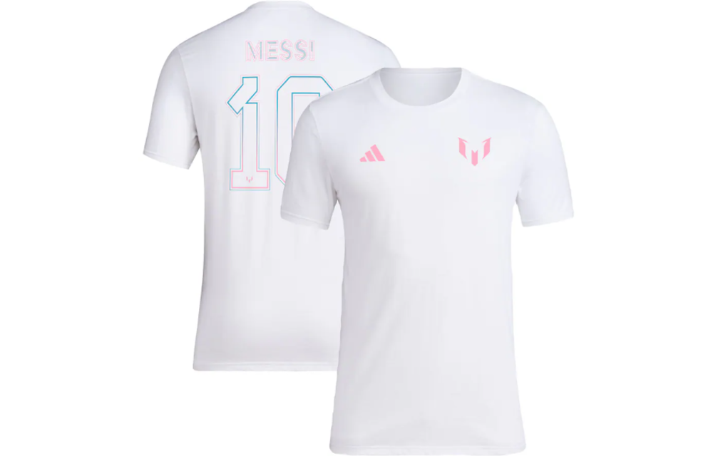 adidas Inter Miami CF Messi # 10 Player Shirt - White