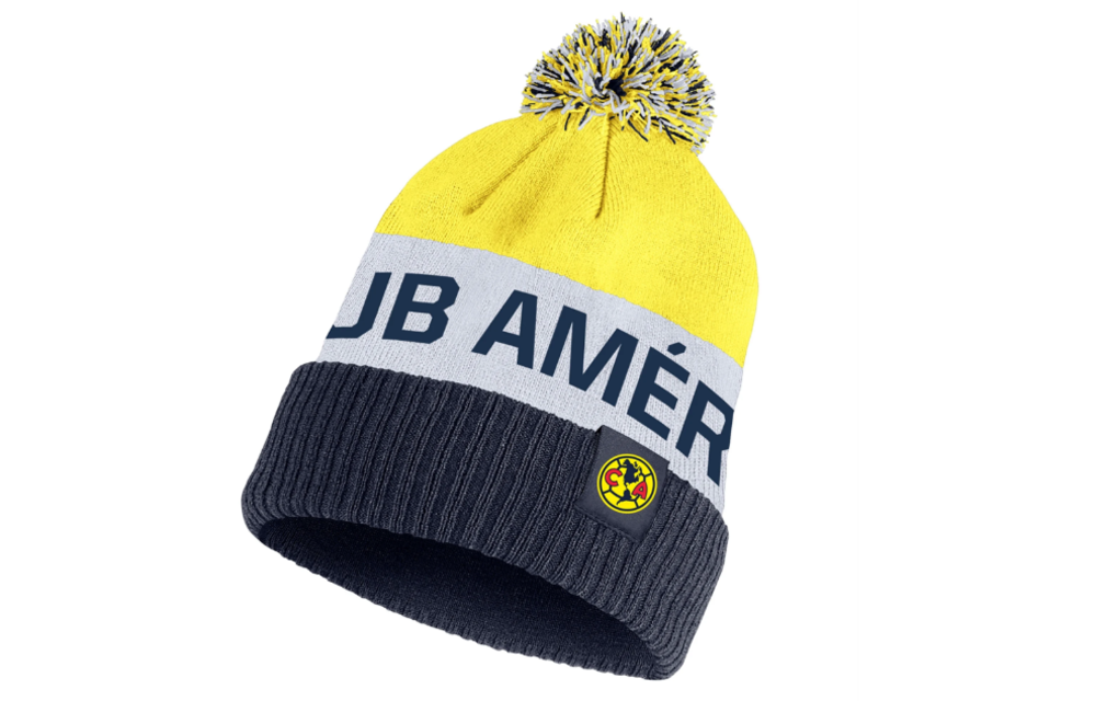 Nike Club America 2023 - 2024 Striped Stadium PomPom Woolie Beanie
