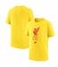 Nike Nike Youth Liverpool 2022-23 Futura Crest Tee Shirt - Chrome Yellow/Rush Red