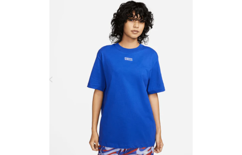 Nike Womens United States USA WC World Cup 2022 Travel Shirt - Royal Blue