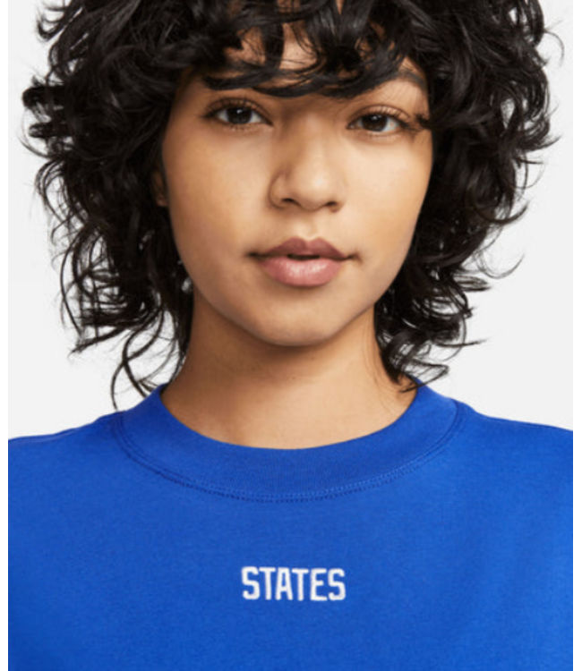 Nike Nike Womens United States USA WC World Cup 2022 Travel Shirt - Royal Blue