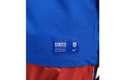 Nike Womens United States USA WC World Cup 2022 Travel Shirt - Royal Blue
