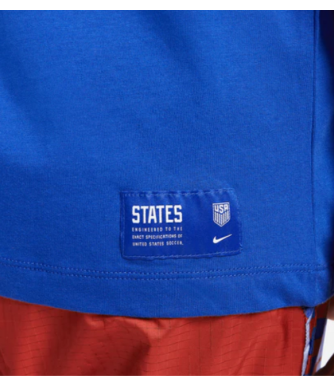 Nike Nike Womens United States USA WC World Cup 2022 Travel Shirt - Royal Blue